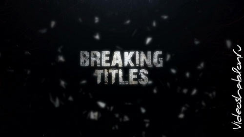 Breaking Titles 85399185 - After Effects Templates