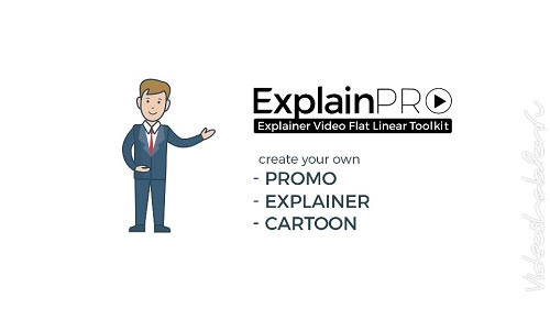 ExplainPRO. Explainer Video Flat Linear Toolkit