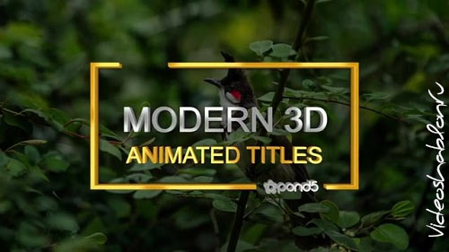 3D Animation Titles 83091796 - After Effects Templates