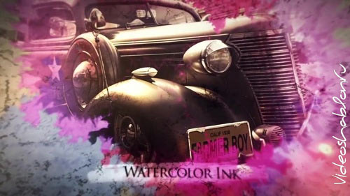 Ink Flow Parallax Slideshow - After Effects Templates