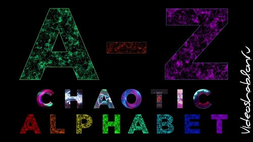 Animated Alphabet Chaotic Style Part 1 87706 - After Effects Templates
